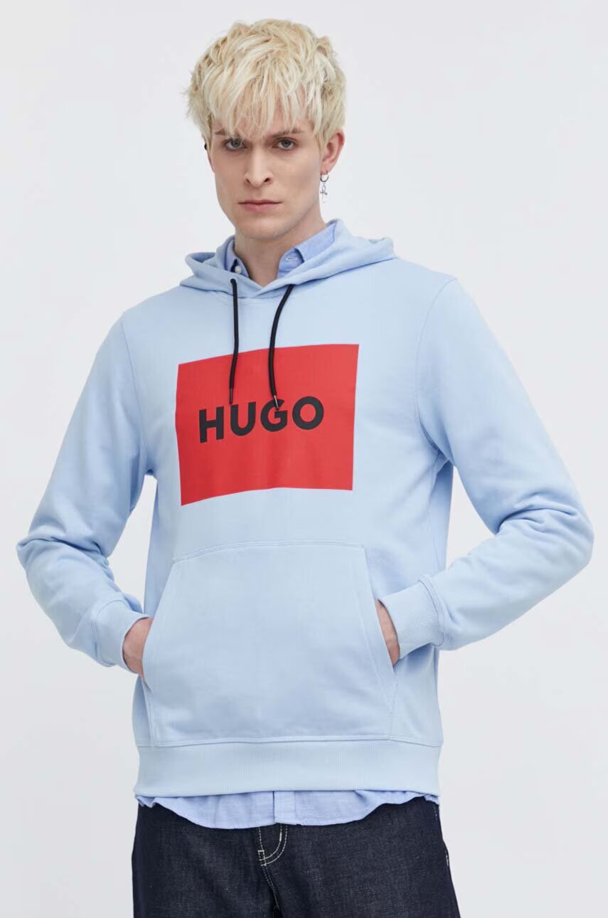 HUGO Памучен суичър