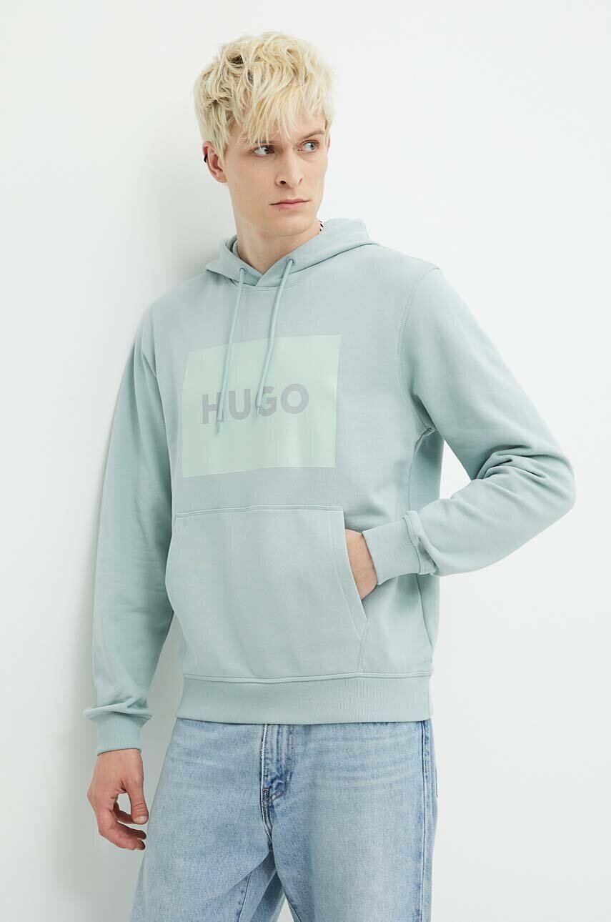HUGO Памучен суичър