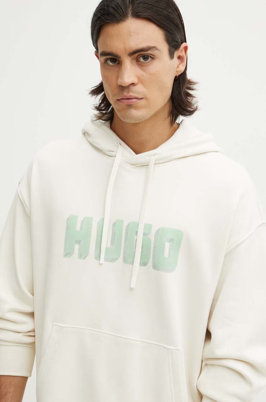 HUGO Памучен суичър
