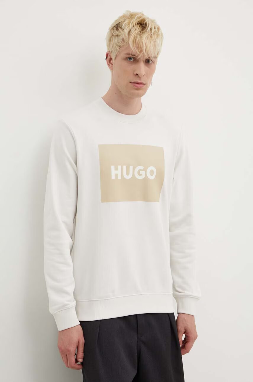 HUGO Памучен суичър