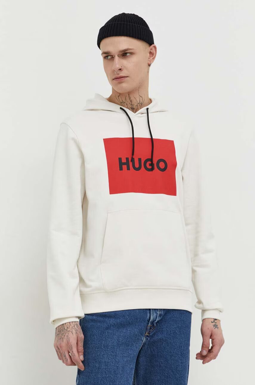 HUGO Памучен суичър