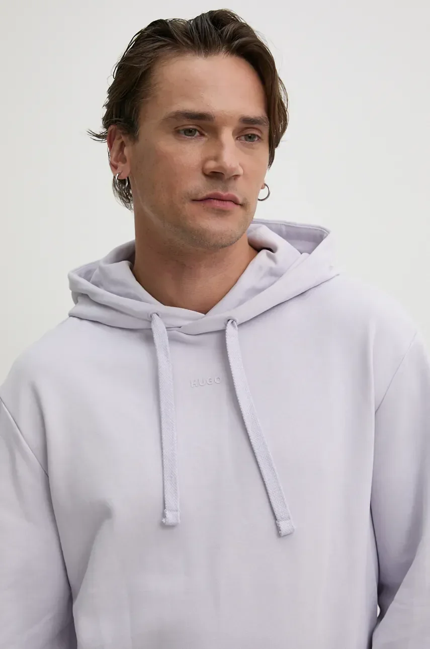 HUGO Памучен суичър Dapo