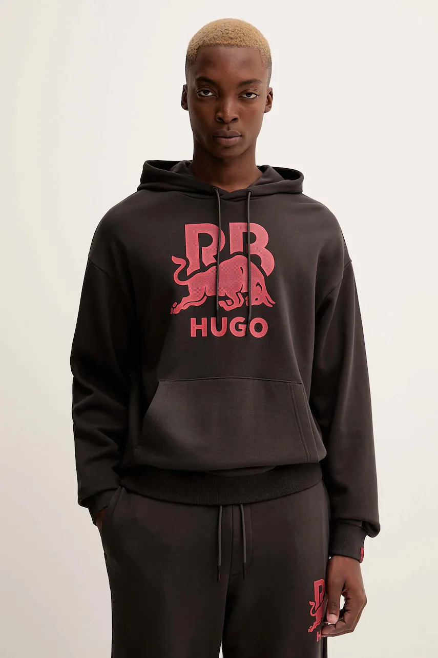 HUGO Памучен суичър Doverlohood_RB