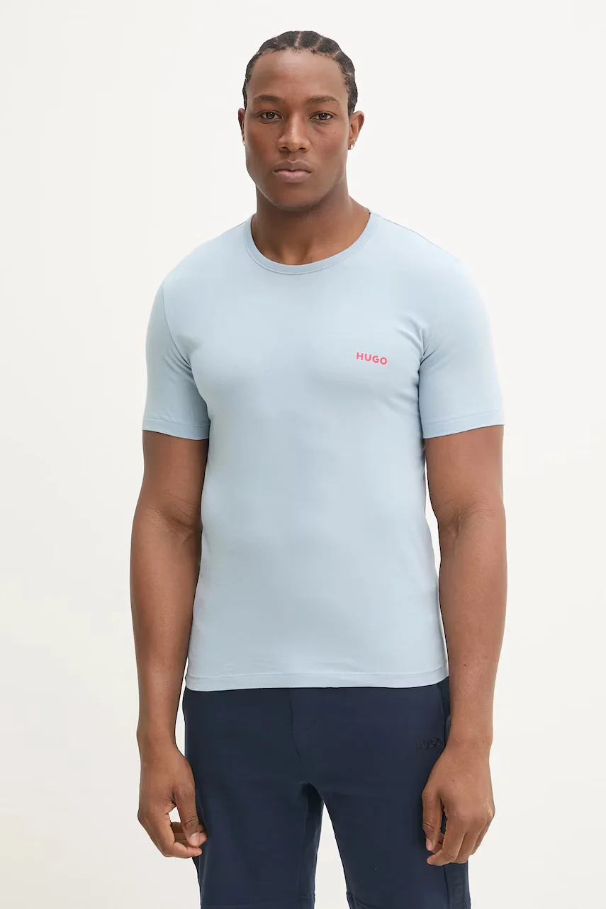 HUGO Памучна тениска (3 броя) T-SHIRT RN TRIPLET P