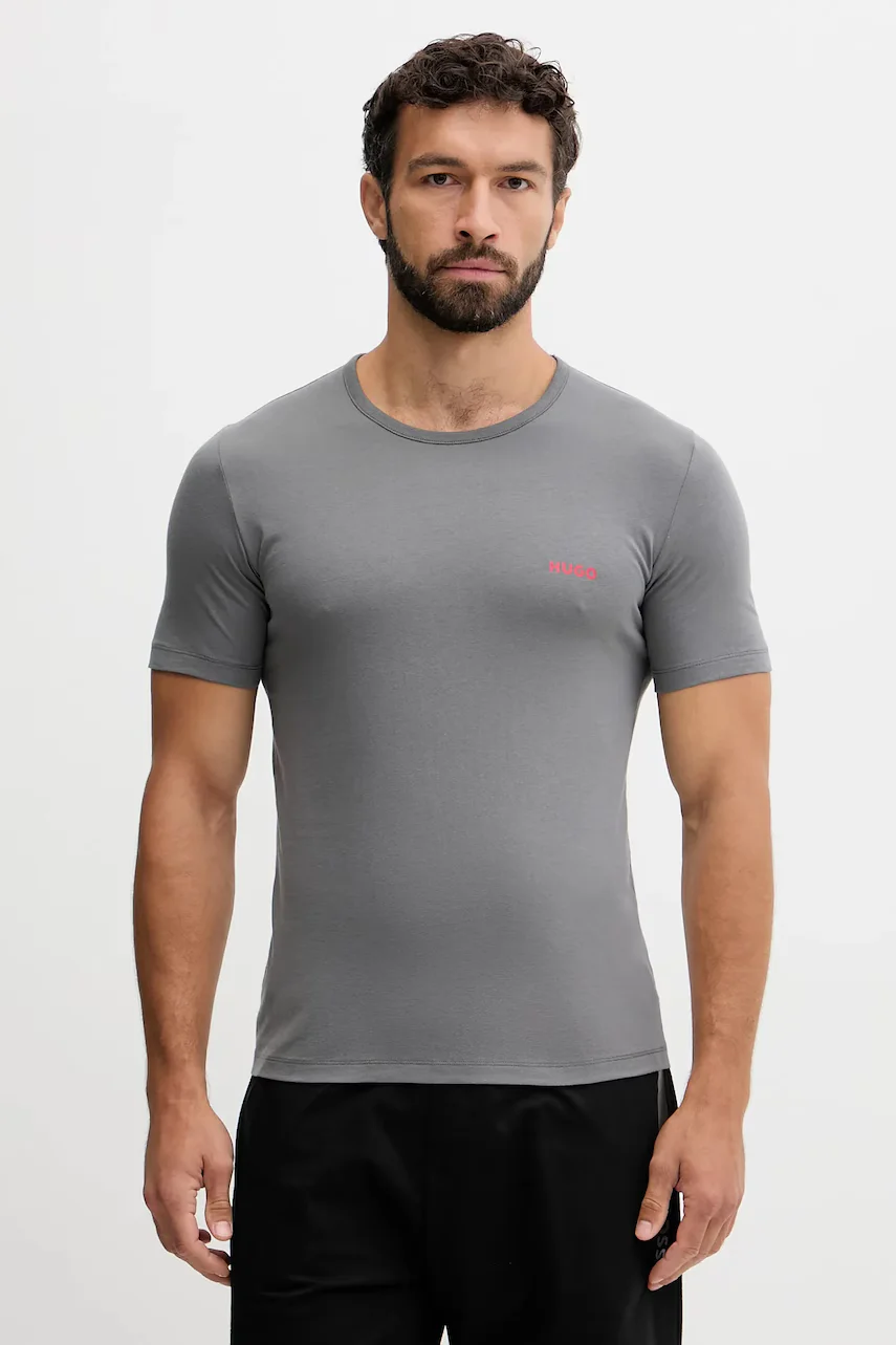 HUGO Памучна тениска (3 броя) T-SHIRT RN TRIPLET P
