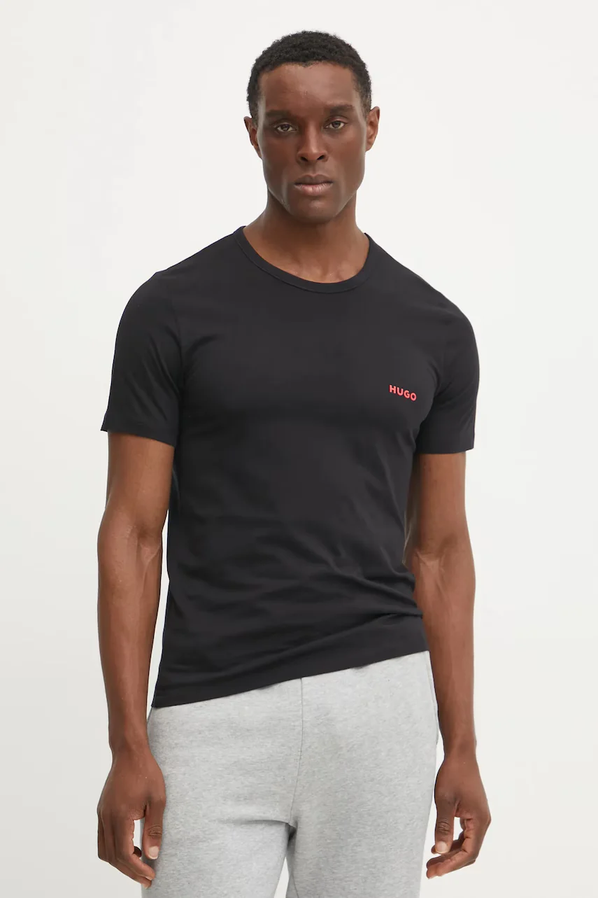 HUGO Памучна тениска (3 броя) T-SHIRT RN TRIPLET P