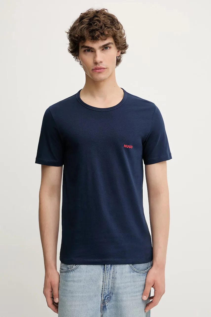HUGO Памучна тениска (3 броя) T-SHIRT RN TRIPLET P