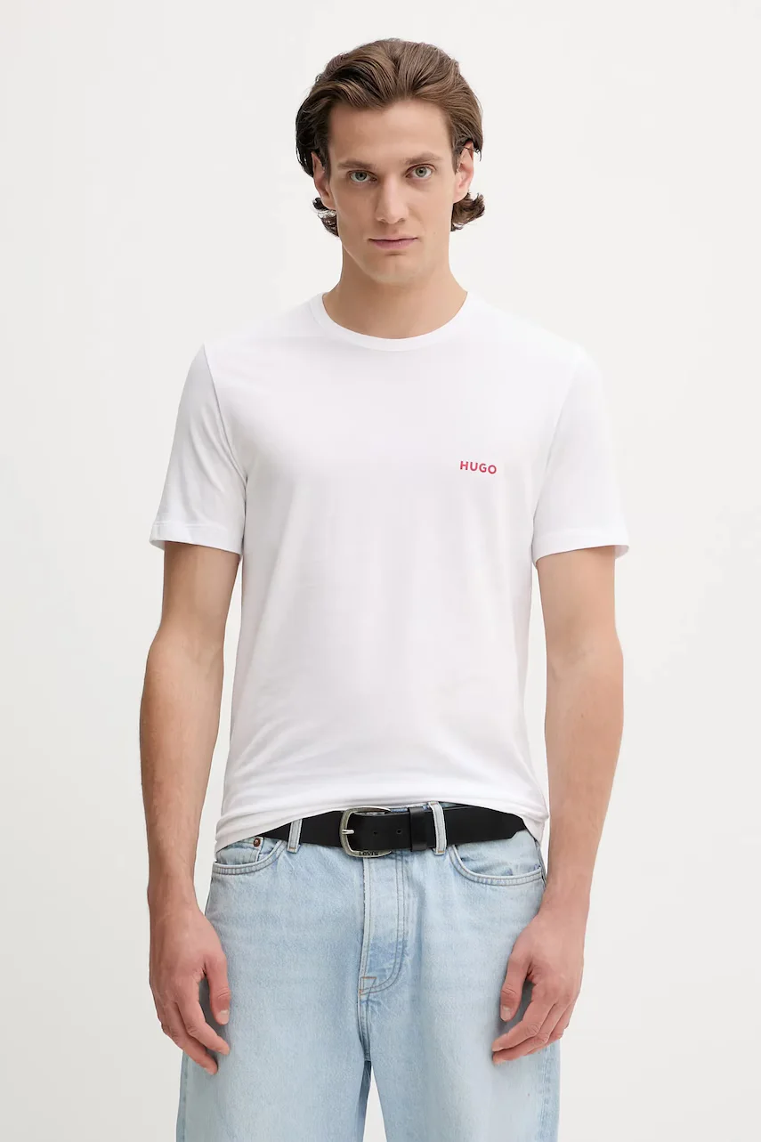 HUGO Памучна тениска (3 броя) T-SHIRT RN TRIPLET P