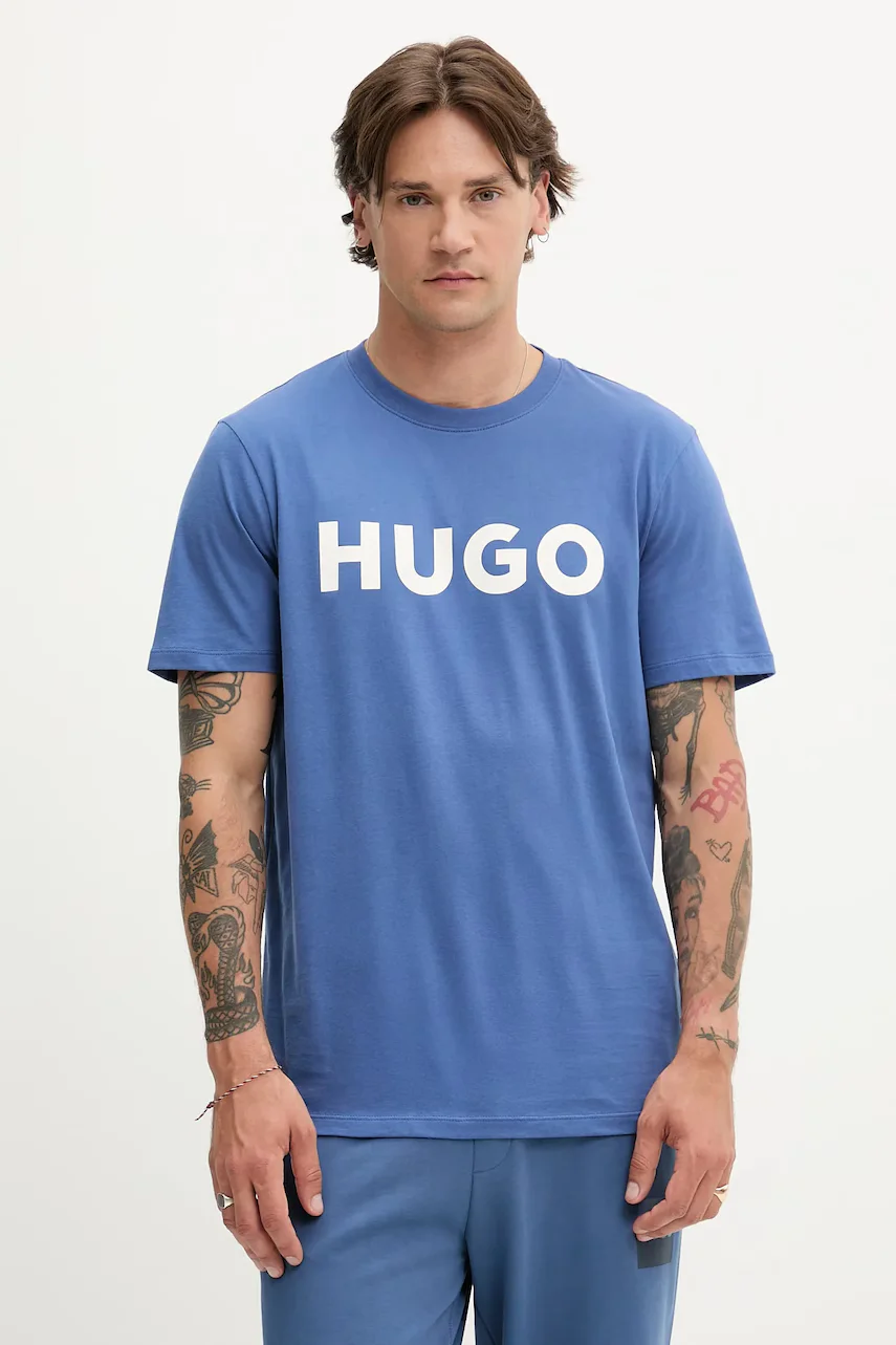 HUGO Памучна тениска Dulivio