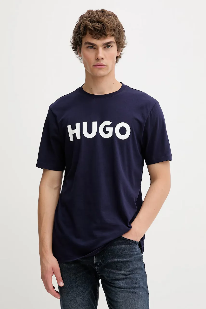 HUGO Памучна тениска Dulivio