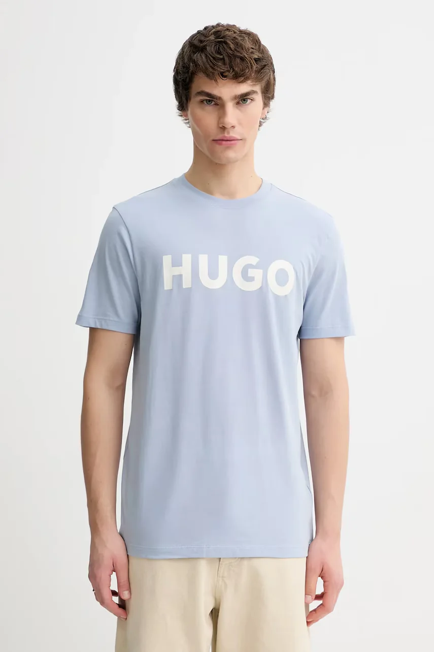 HUGO Памучна тениска Dulivio