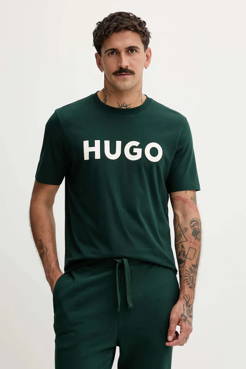 HUGO Памучна тениска Dulivio