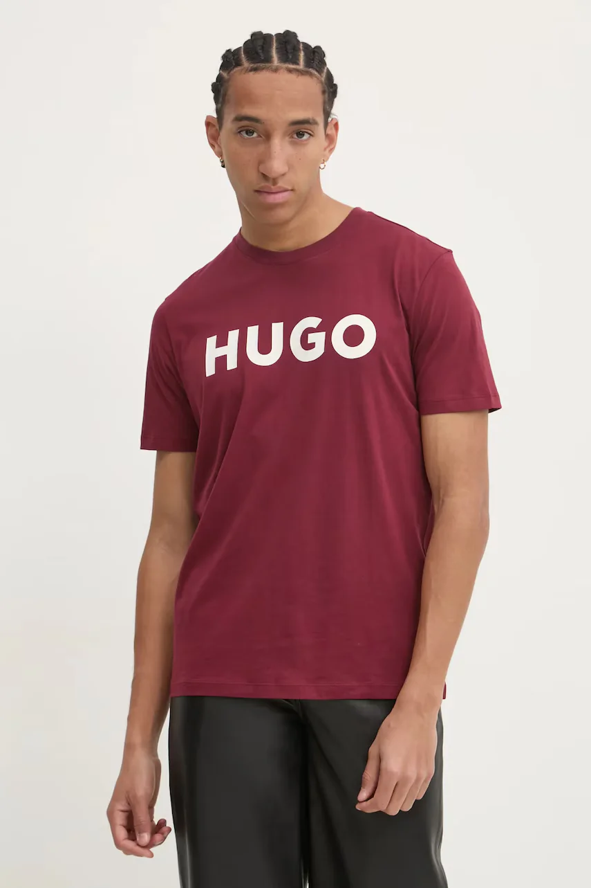 HUGO Памучна тениска Dulivio