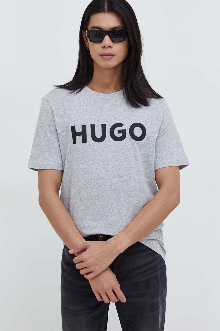 HUGO Памучна тениска Dulivio