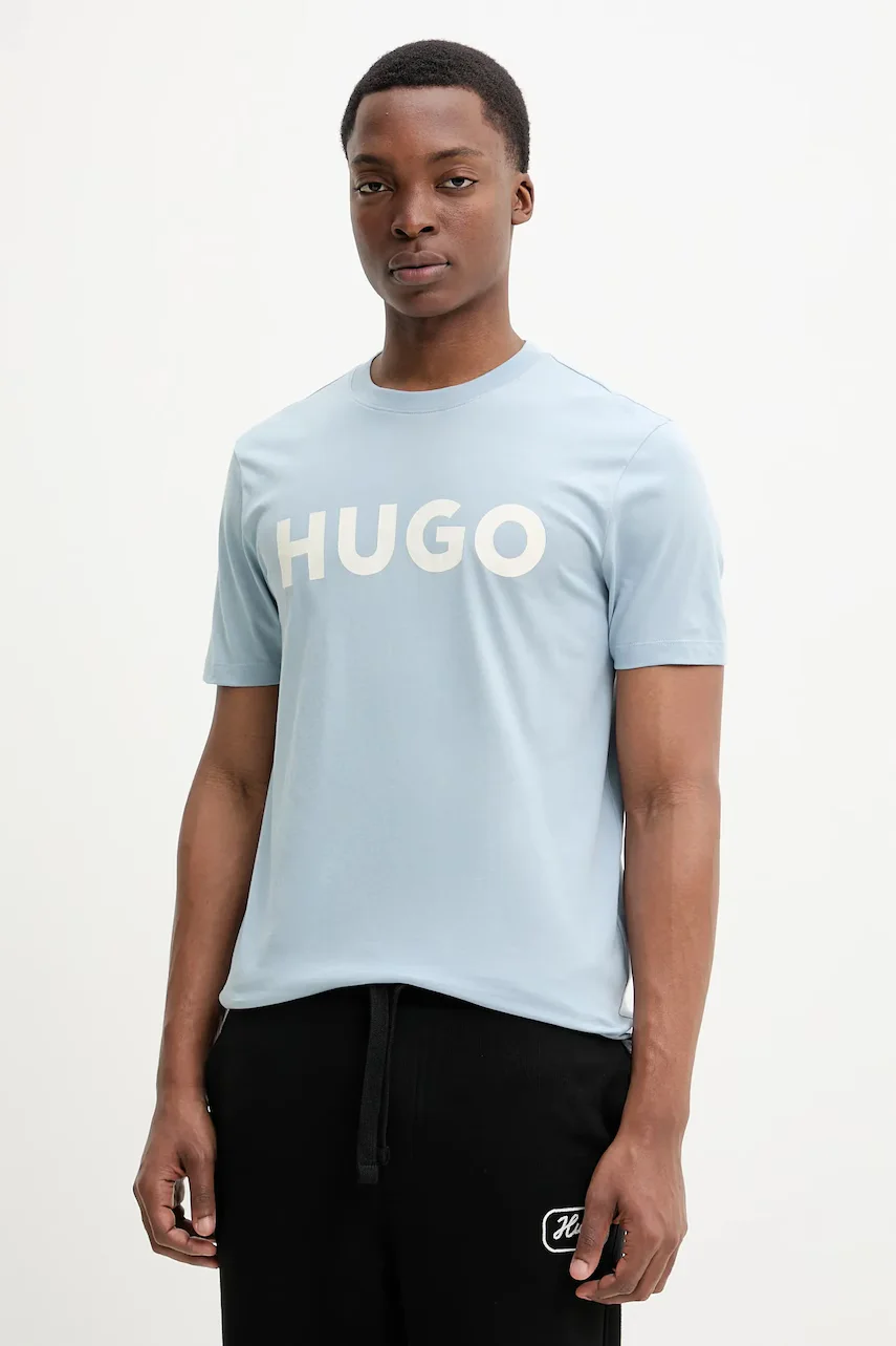 HUGO Памучна тениска Dulivio