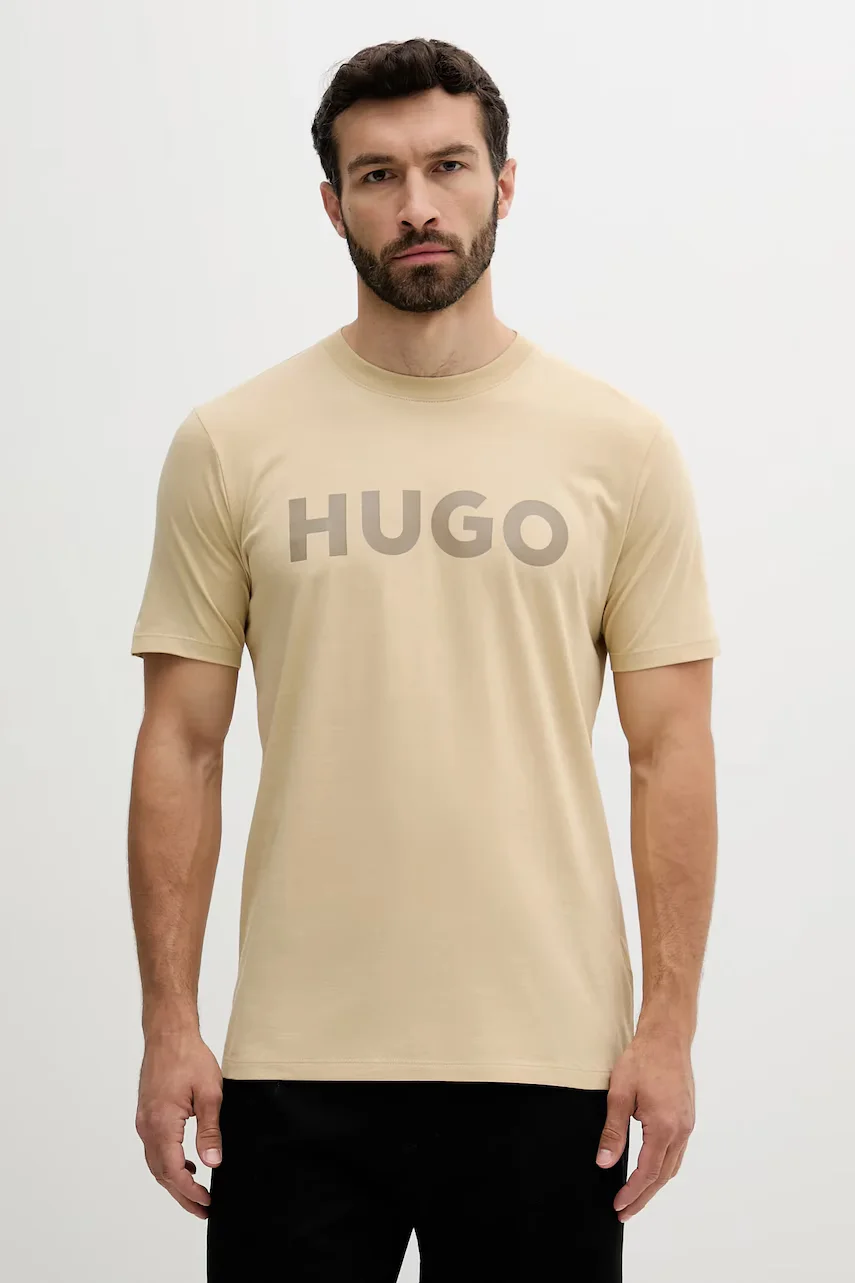HUGO Памучна тениска Dulivio