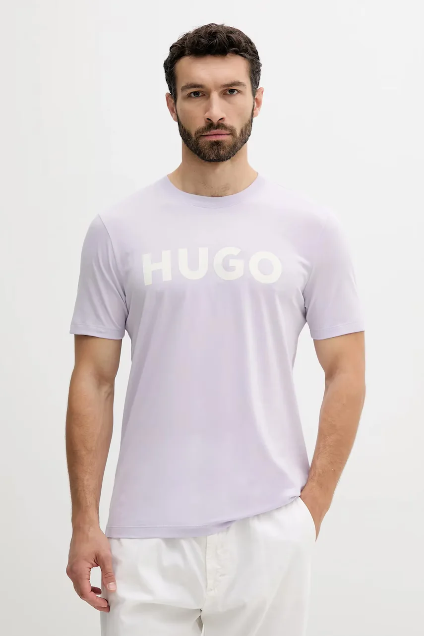 HUGO Памучна тениска Dulivio