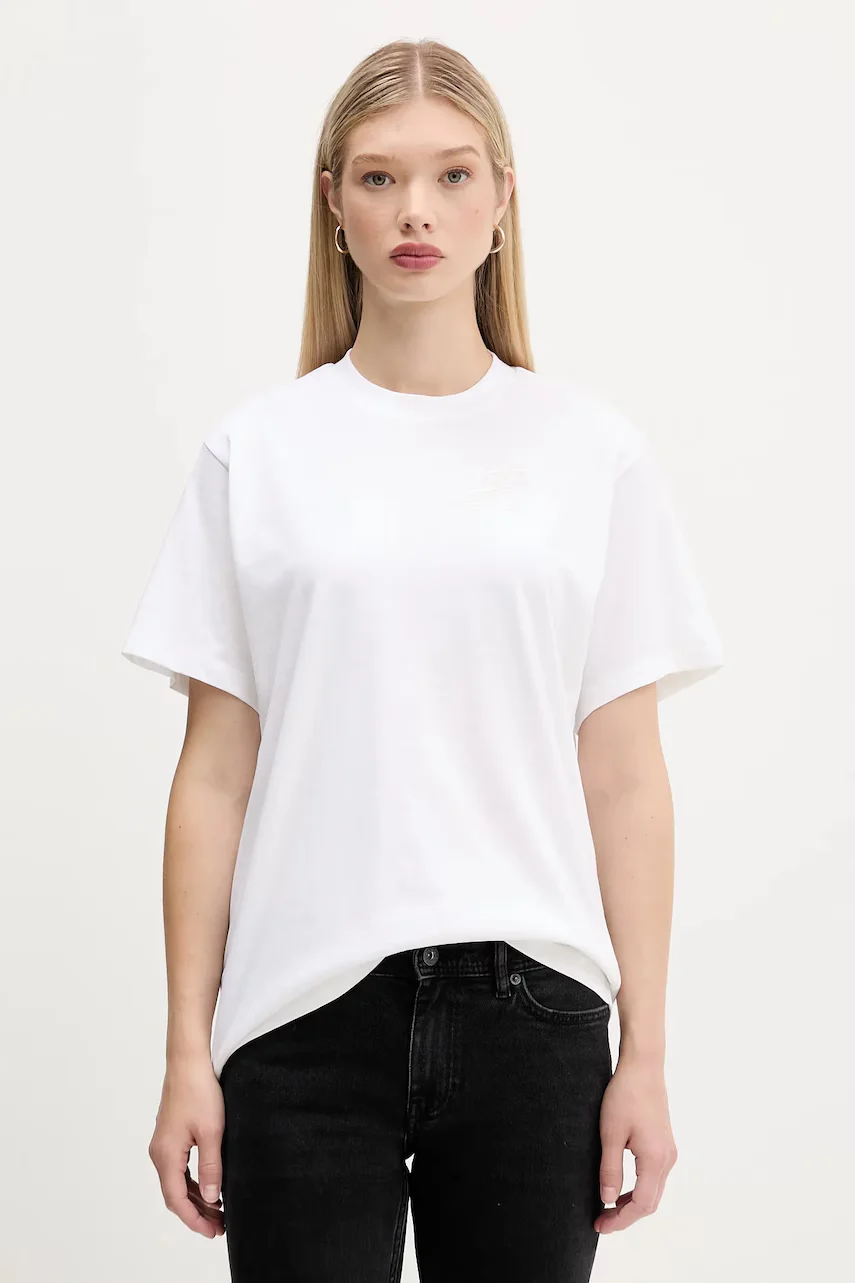 HUGO Памучна тениска Vintage Tee_19