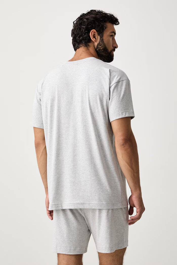 HUGO пижама от две части мъжка GALAXY SHORT SET сива 50559742
