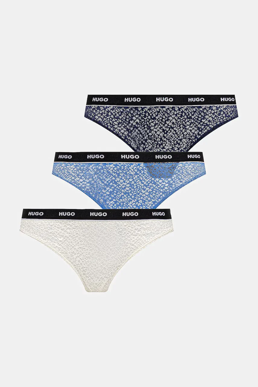 HUGO Прашки (3 чифта) TRIPLE THONG LACE