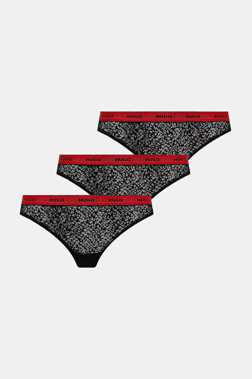 HUGO Прашки (3 чифта) TRIPLE THONG LACE