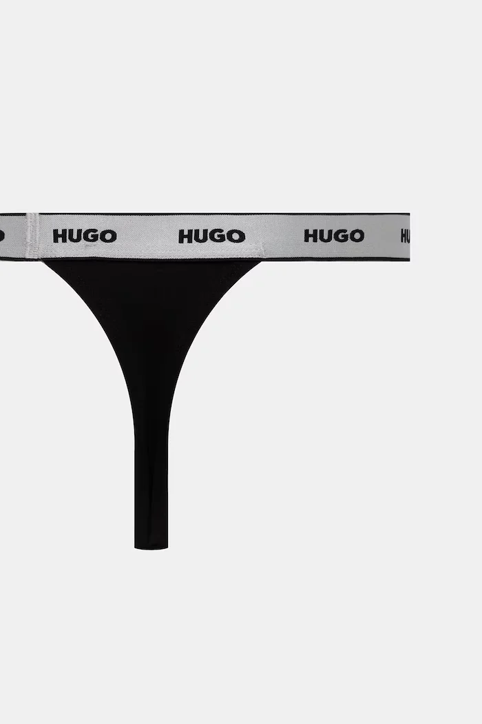HUGO Прашки (5 чифта) FIVE STRING GIFT в черно 50550088