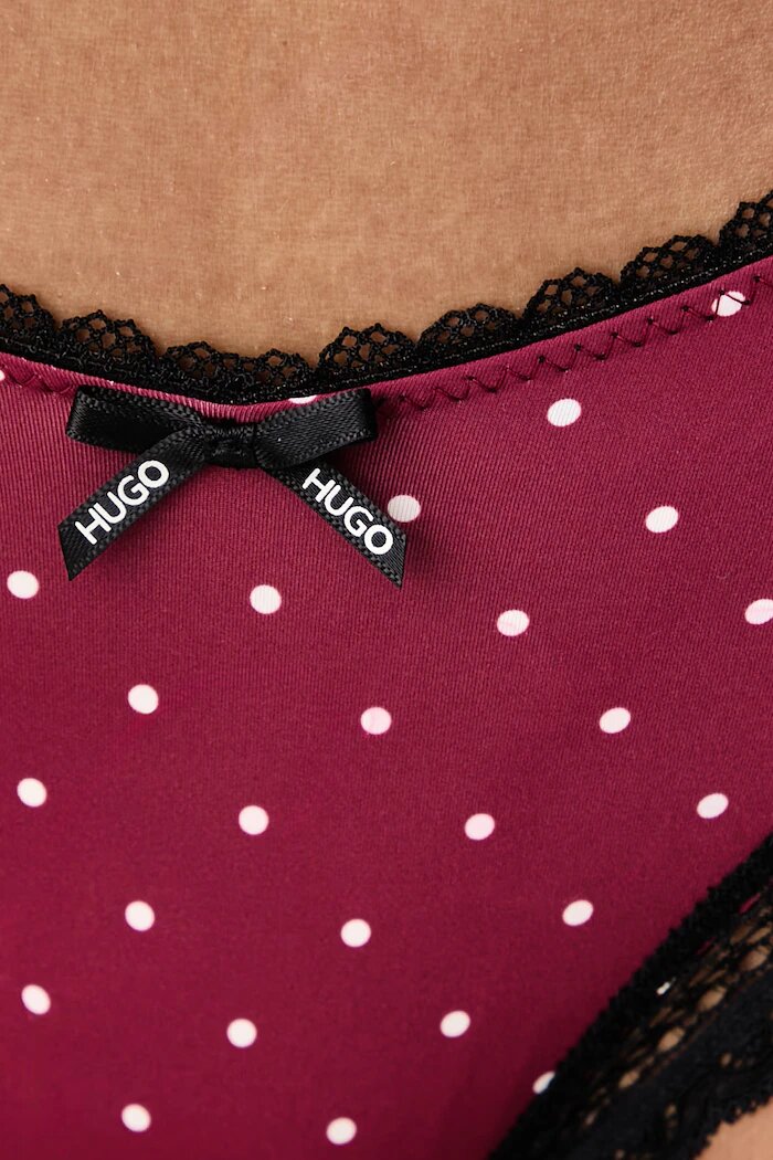 HUGO прашки дамски THONG UNIQUE червени 50545732