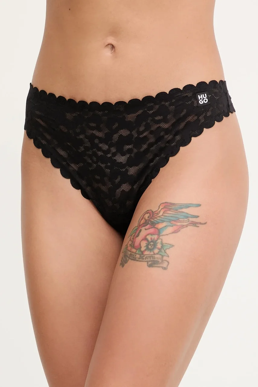 HUGO Прашки THONG LEO LACE
