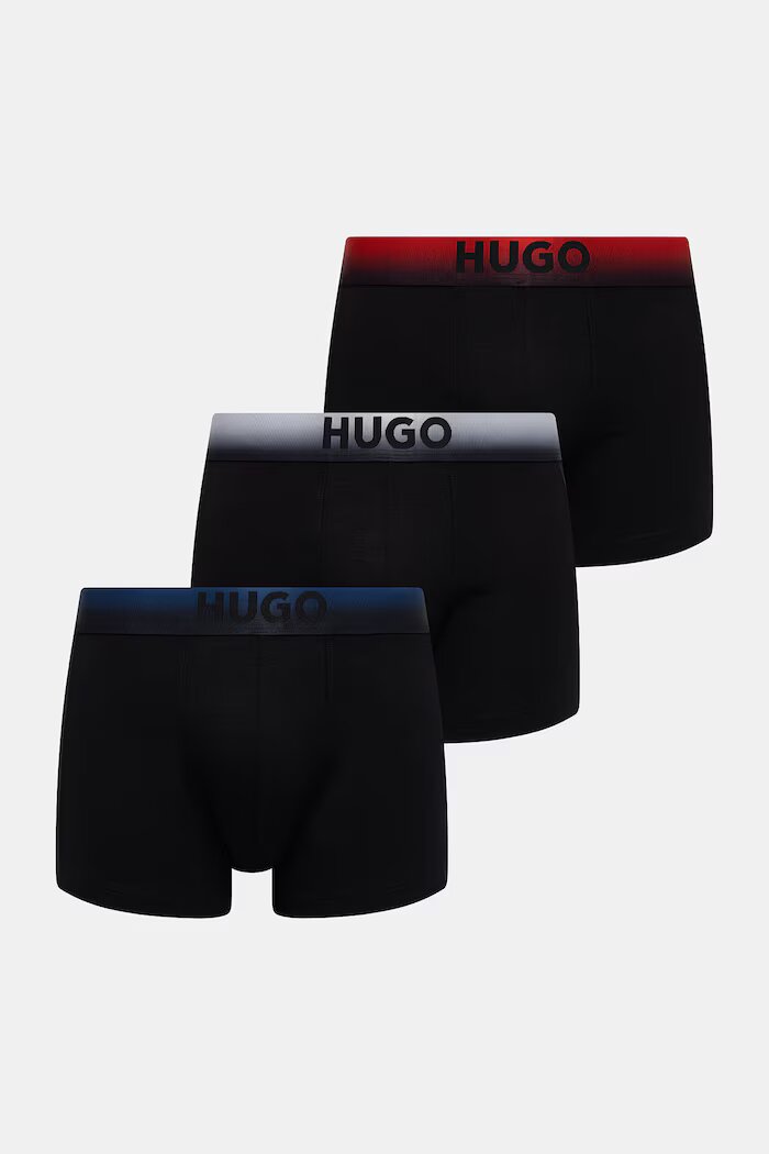 HUGO прилепнали боксерки мъжки с модал TRUNK TRIPLET SPRAY 3 броя многоцветни 50556563