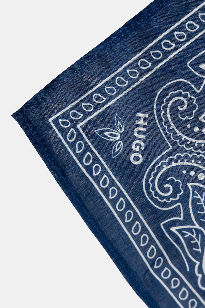 HUGO шалче мъжко от памук 2Bandana_pack_M синьо 50561669