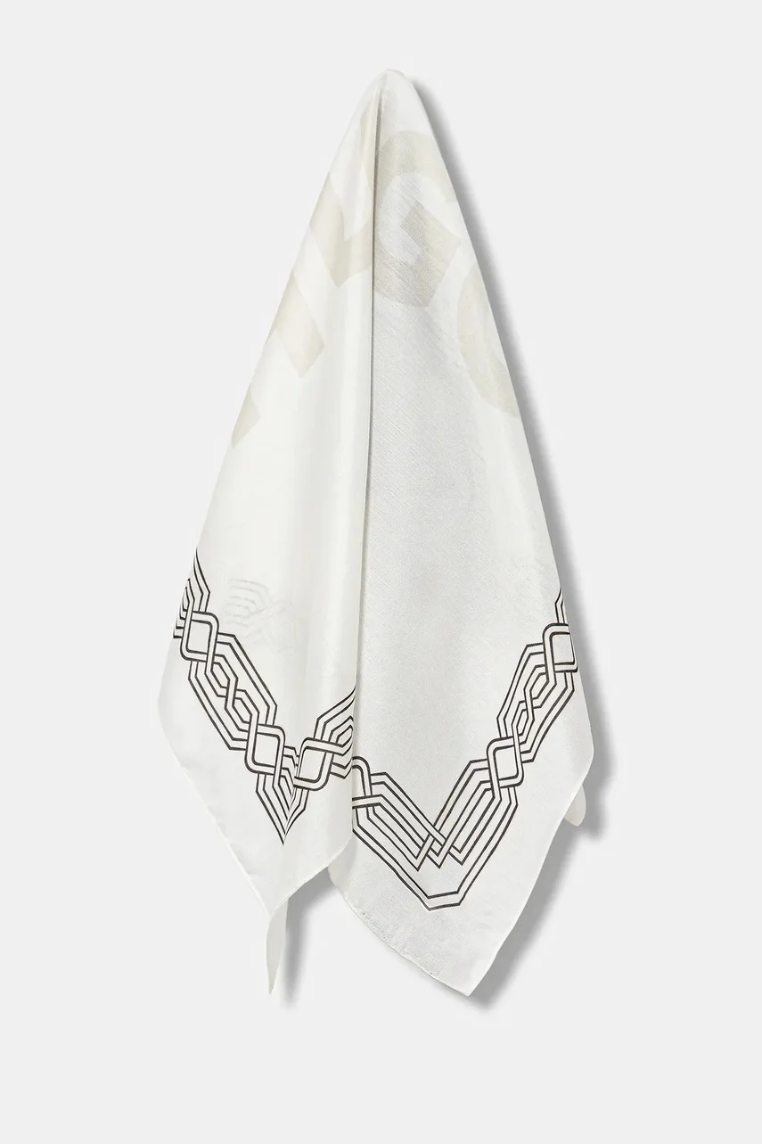 HUGO Шалче с коприна Bandana cm 60x60