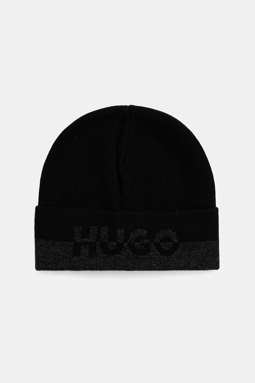HUGO Шапка с вълна Xiviso
