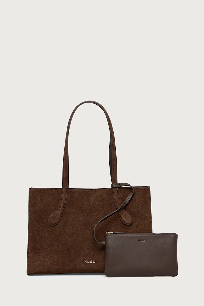 HUGO шопинг чанта дамска Cymbeline S_SM Tote кафява 50573282