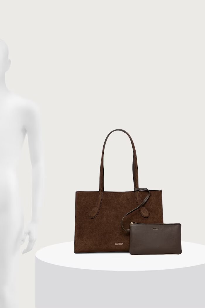 HUGO шопинг чанта дамска Cymbeline S_SM Tote кафява 50573282