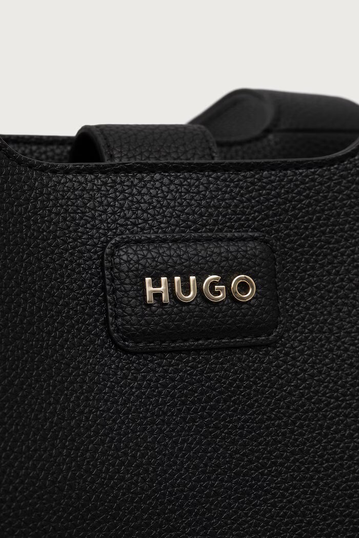 HUGO шопинг чанта дамска от имитация на кожа Orin_Tote черна 50557827