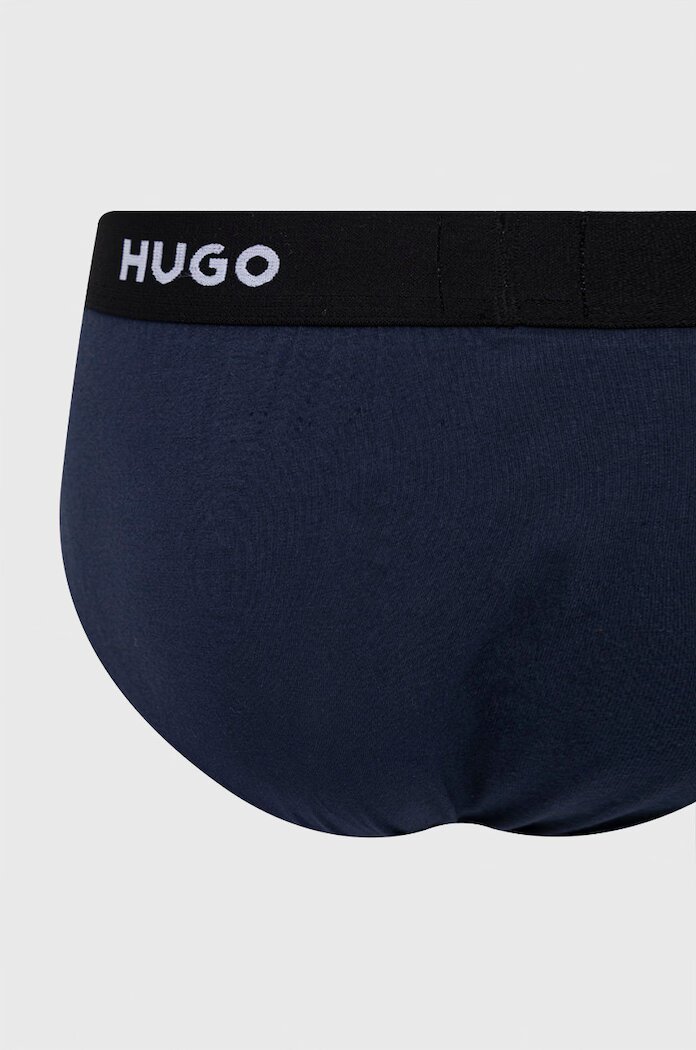 HUGO Слипове (3 чифта) HIPBRIEF TRIPLETPACK мъжки в тъмносиньо 50469763