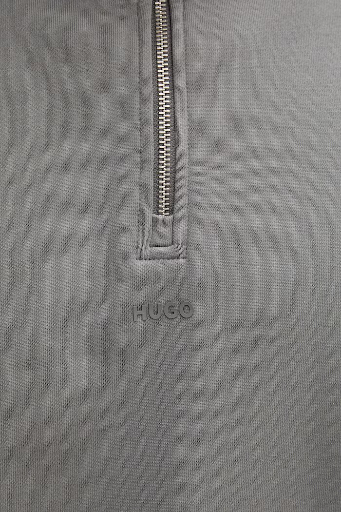 HUGO суичър мъжки от памук Durty244 сив 50525881