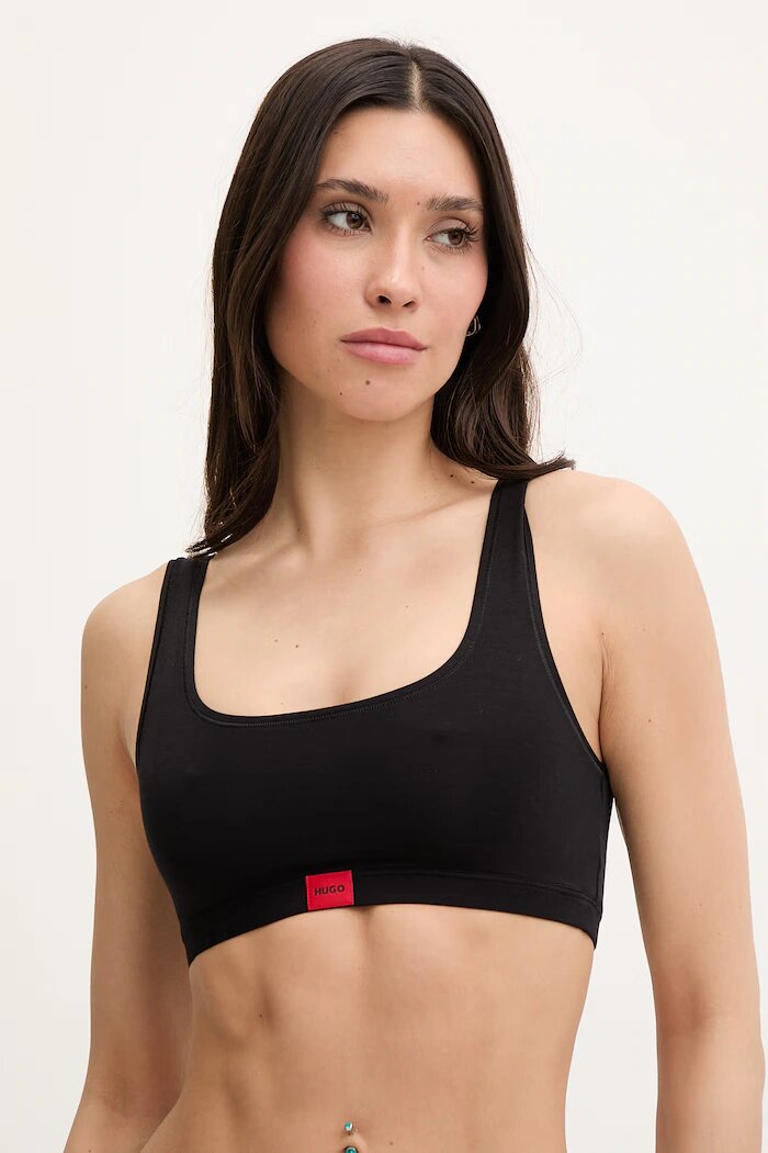 HUGO сутиен с модал SIGNATURE BRALETTE черен 50566598