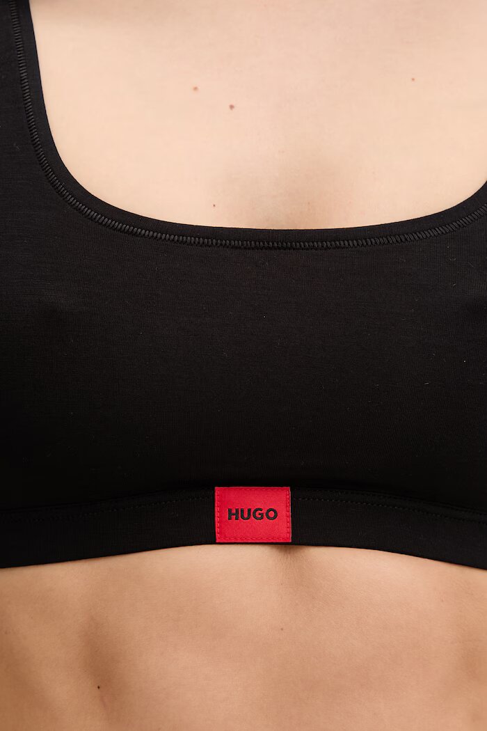 HUGO сутиен с модал SIGNATURE BRALETTE черен 50566598