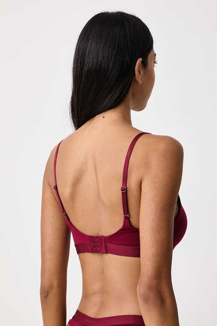 HUGO сутиен тип бралет ID BRALETTE PAD червен 50557078