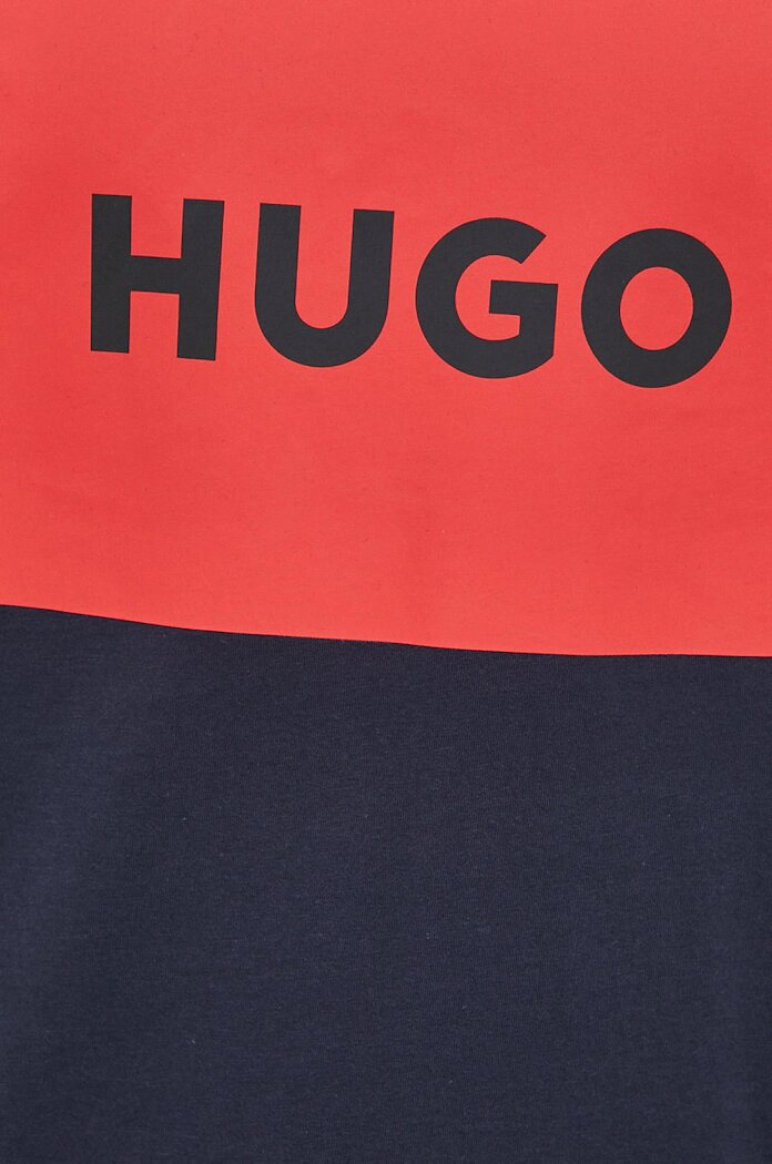 HUGO тениска мъжка от памук Dulive222 тъмносиня 50467952