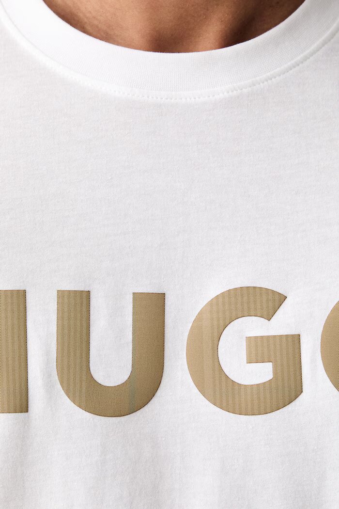 HUGO тениска мъжка от памук Dulivio_U263 бяла 50564790