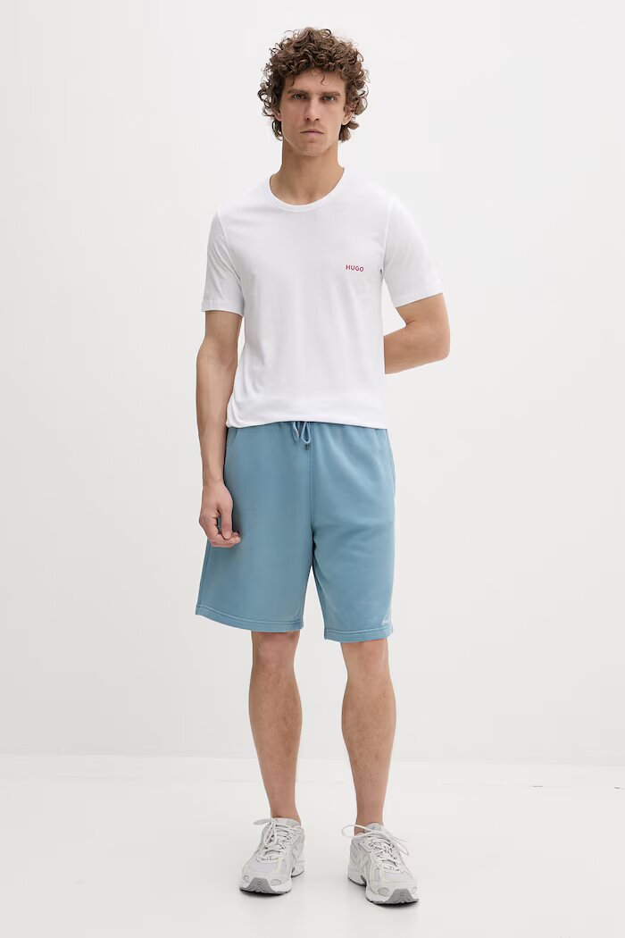 HUGO тениска мъжка от памук T-SHIRT RN TRIPLET P 3 броя бяла 50532811