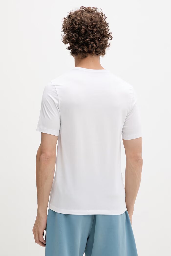 HUGO тениска мъжка от памук T-SHIRT RN TRIPLET P 3 броя бяла 50532811