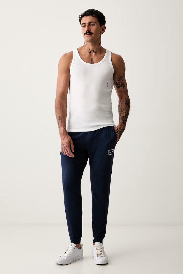 HUGO топ мъжки от памук TANK TOP TRIPL. PACK 3 броя многоцветен 50545681