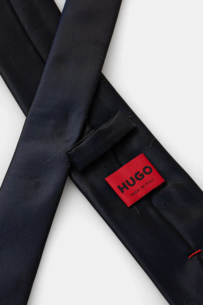 HUGO вратовръзка мъжка с коприна Tie cm 6 тъмносиня 50530106