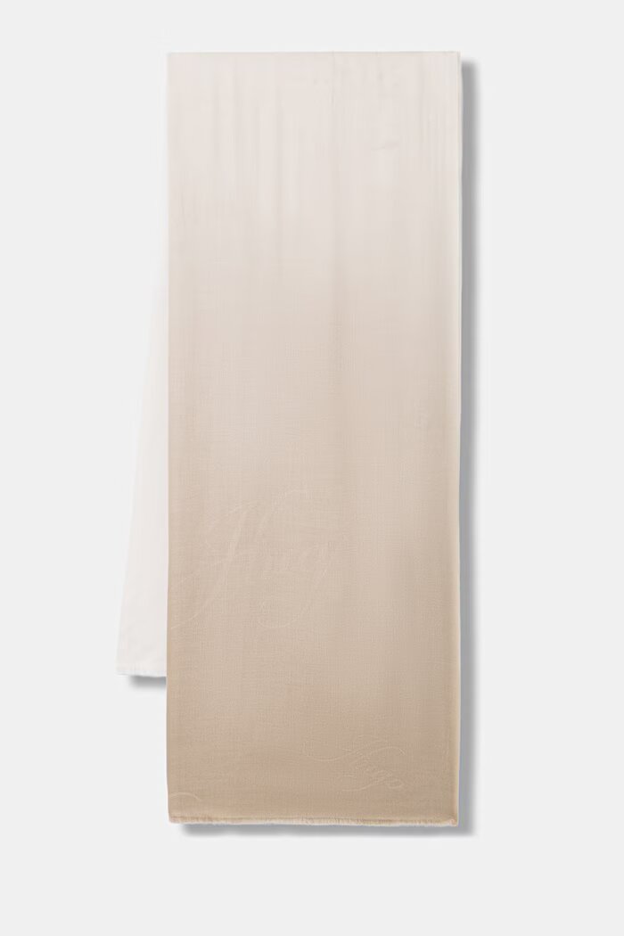 HUGO зимен шал дамски от модал Rinih_70*180 бежов 50566679