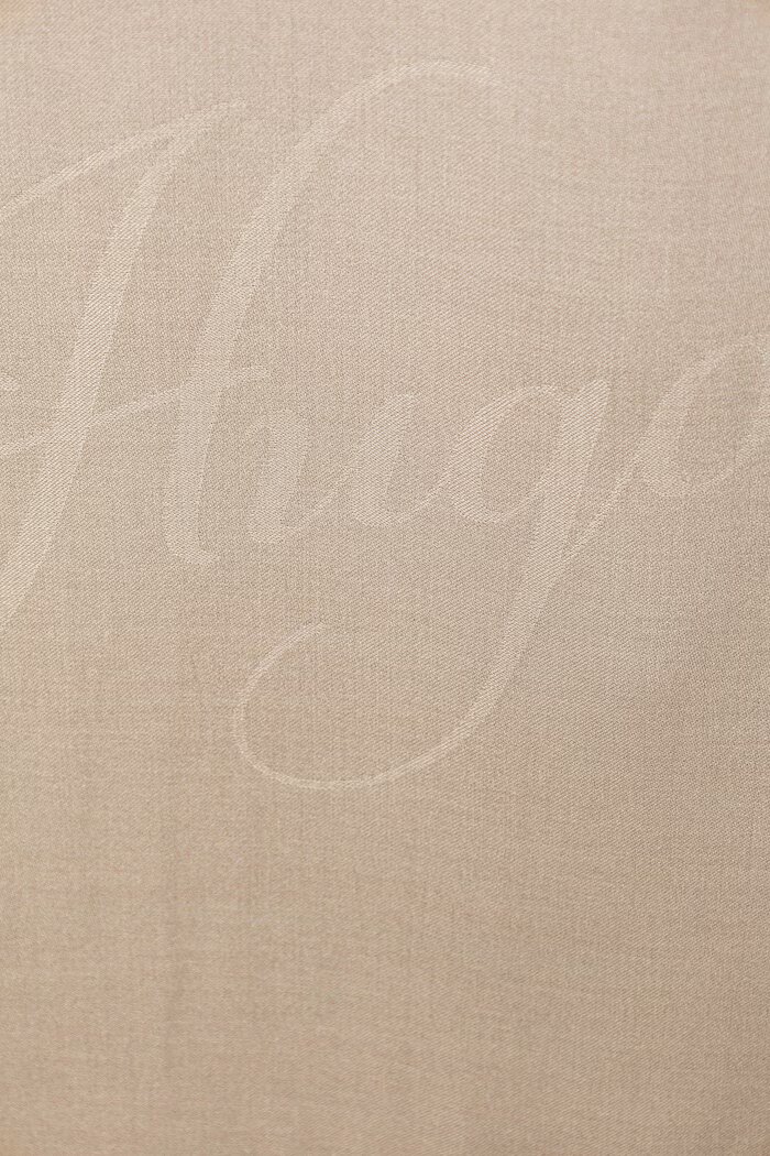 HUGO зимен шал дамски от модал Rinih_70*180 бежов 50566679