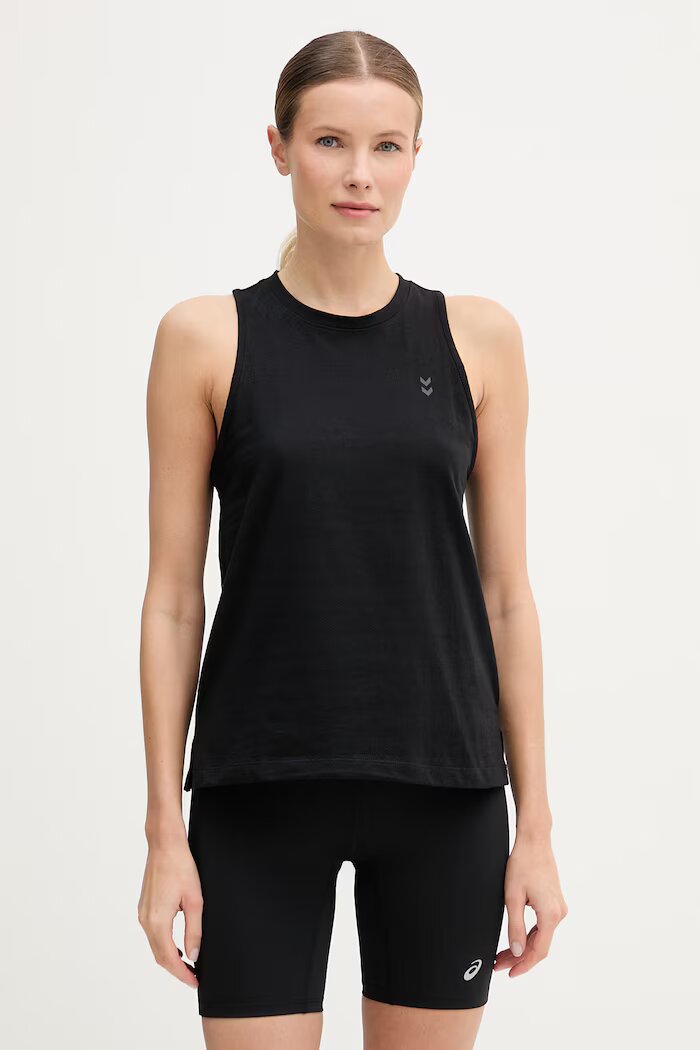 Hummel Топ за йога в черно 232399