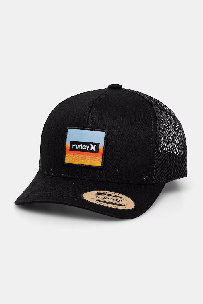 hurley бейзболна шапка мъжка черна CJ7539